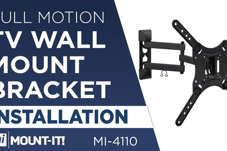 How to Install a Full Motion Tv Wall Mount