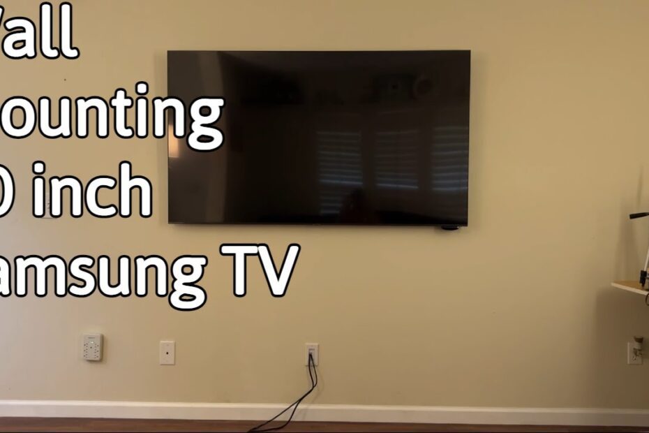 How to Mount 70 Inch Tv