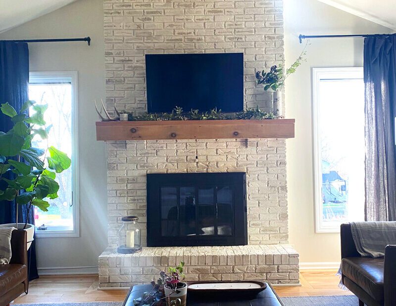 How to Mount a Tv on a Brick Fireplace