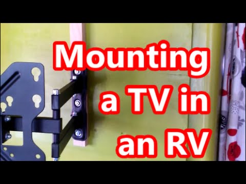 How to Mount Tv in Rv Without Studs