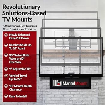 Motorized Fireplace Tv Mount